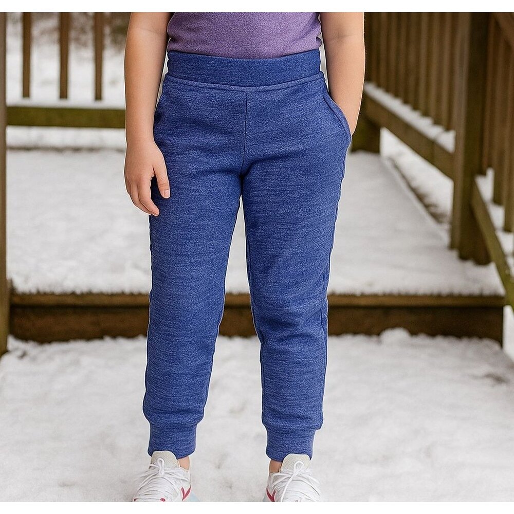 Champion XL Girls Winter Sweatpants Warm Tech Fleece Lined Jogger Outdoor Pants